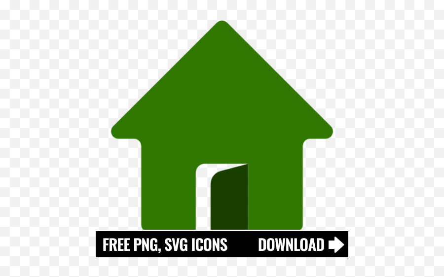 Free Home Icon Symbol Png Svg Download - Vertical,Green House Icon