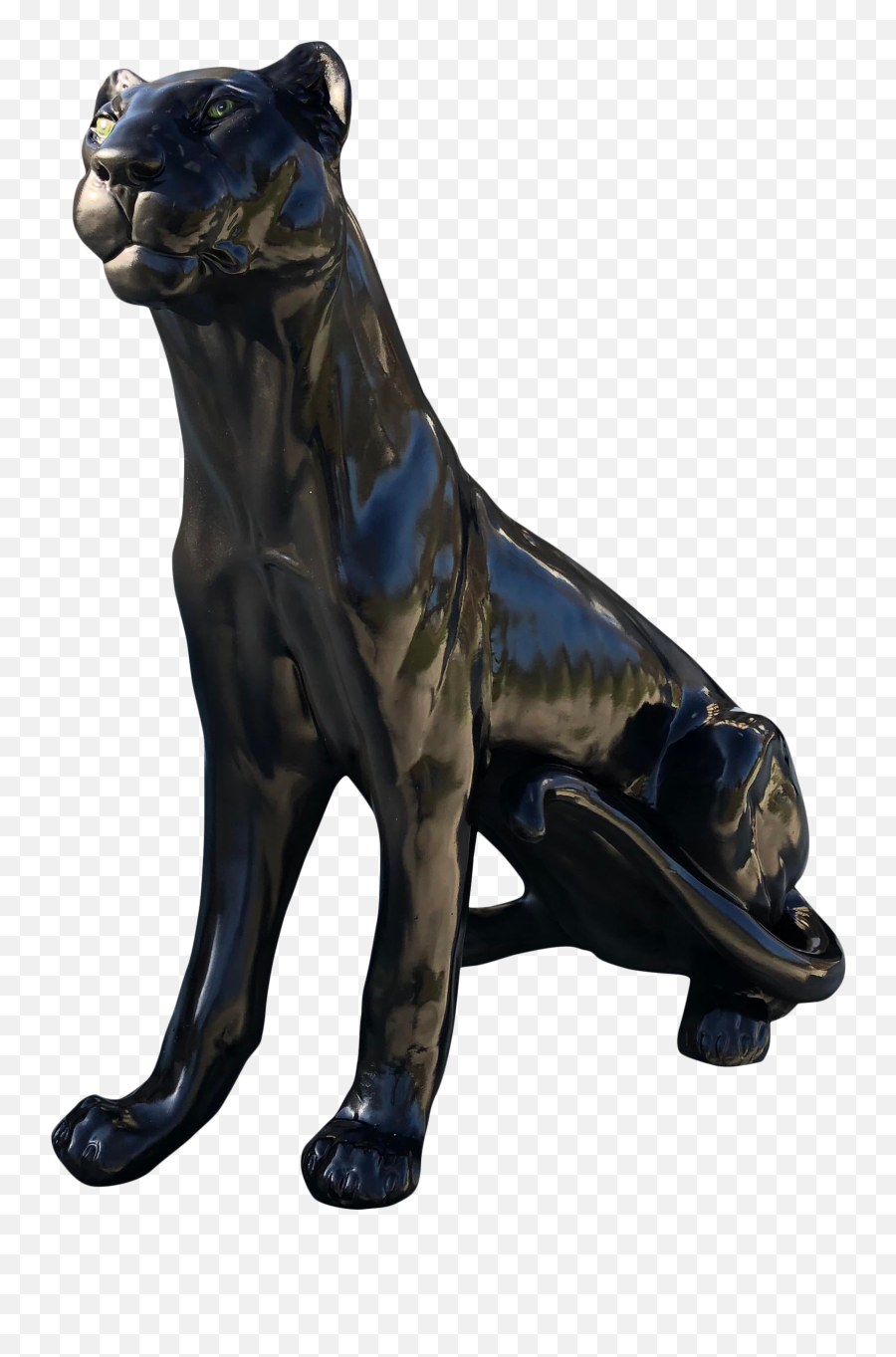 Vintage Life - Size Black Panther Statue Large Black Panther Statue Png,Black Panther Head Png