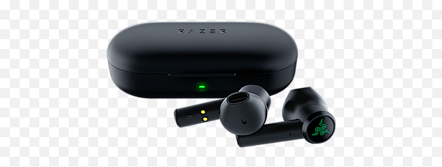 Razer Hammerhead True Wireless Rz12 - 02970 Support Razer Earbuds Png,Iphone Is Plugged In But Not Showing Red Battery Icon
