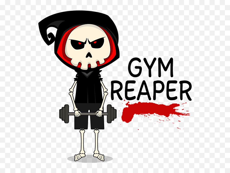 Gym Reaper Fitness Grim Training Tapestry - Gym Png,Grim Reaper Transparent