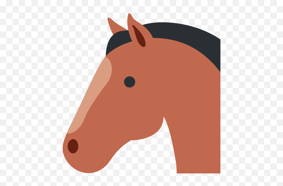 Horse Face Emoji - Horse Emoji Png,Caballo Png