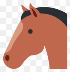 Horse Face Emoji - Horse Emoji Png,Caballo Png