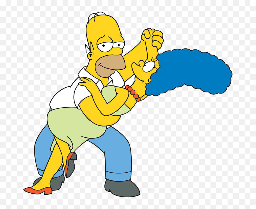 Imágenes De Los Simpson Png - Homer And Marge Simpson,Los Simpson Png