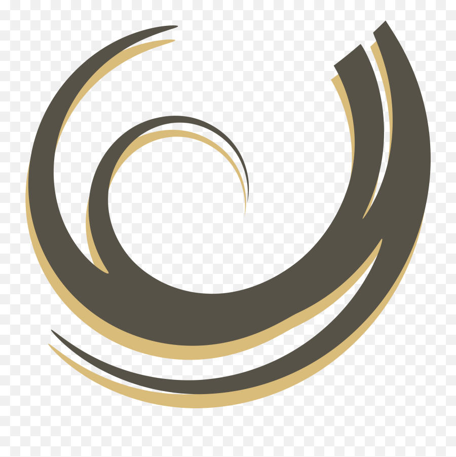 Ubuntu 36 Swirl Clipart Vector Clip Art Online Royalty - Half Circle Logo Design Png,Swirl Clipart Png