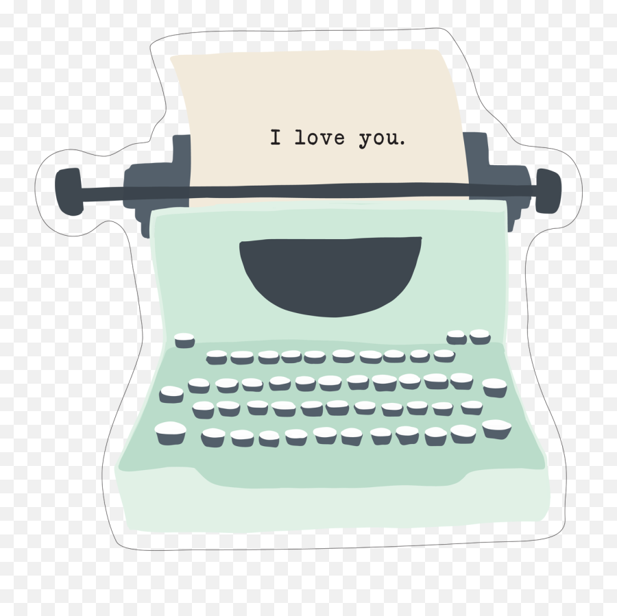 You U0026 Me Typewriter Print Cut File - Clip Art Png,Typewriter Png