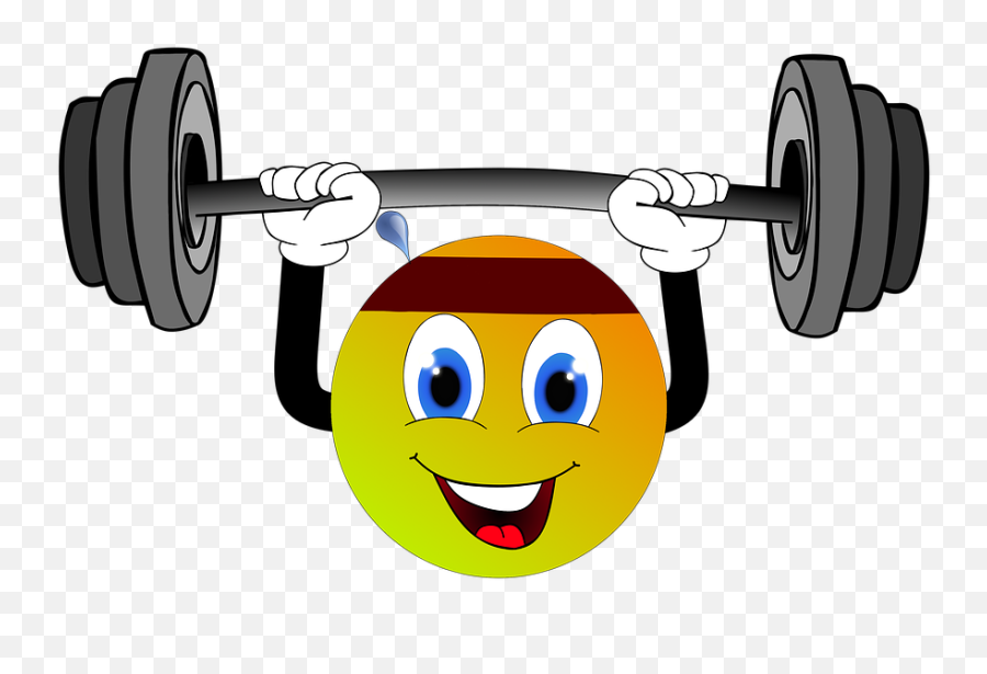 Sport Weight Lifting - Emoji Training Png,Weights Png