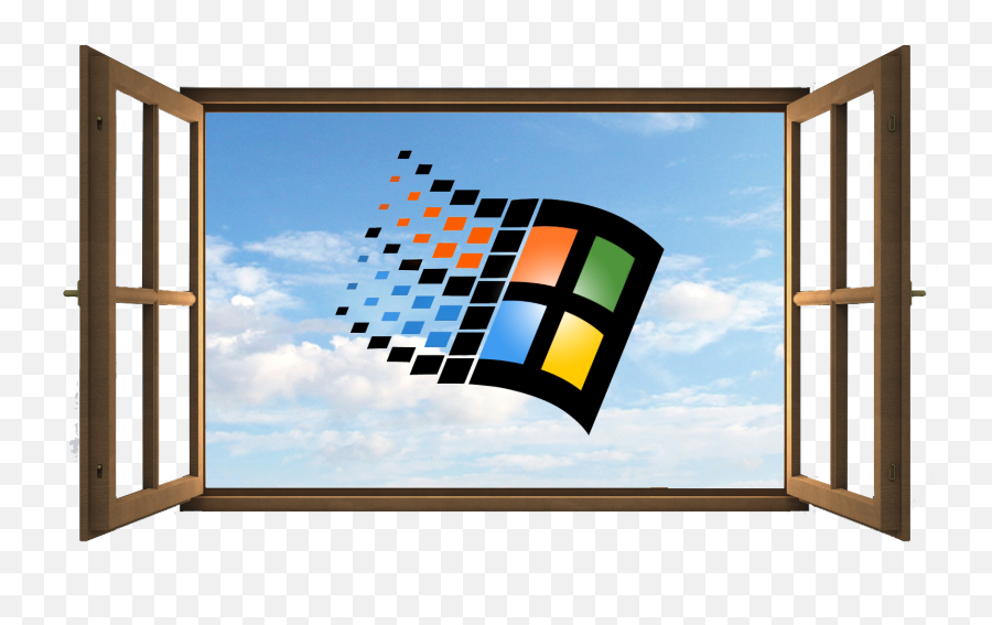 New Partnership With Windows - Window Png,Windows 98 Logo Png