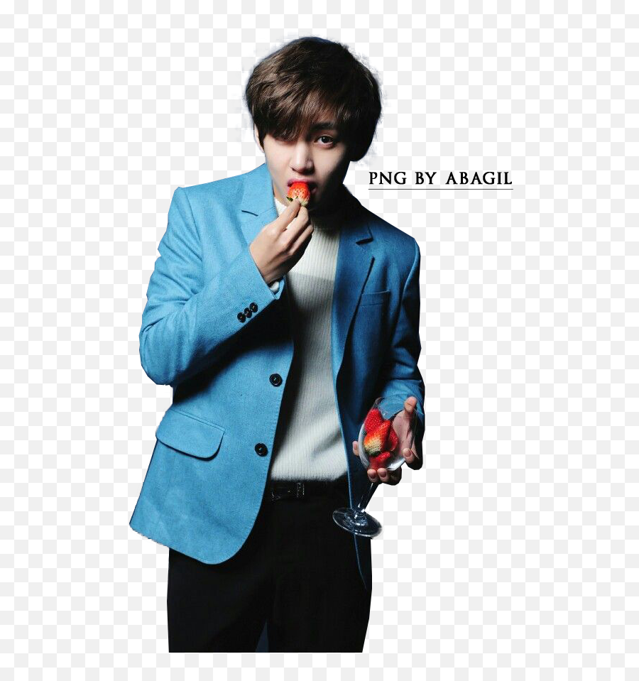 Bts V Render 2 Png By Abagil Clipart - Jungkook Cool High Kim Taehyung Strawberry,Bts Png