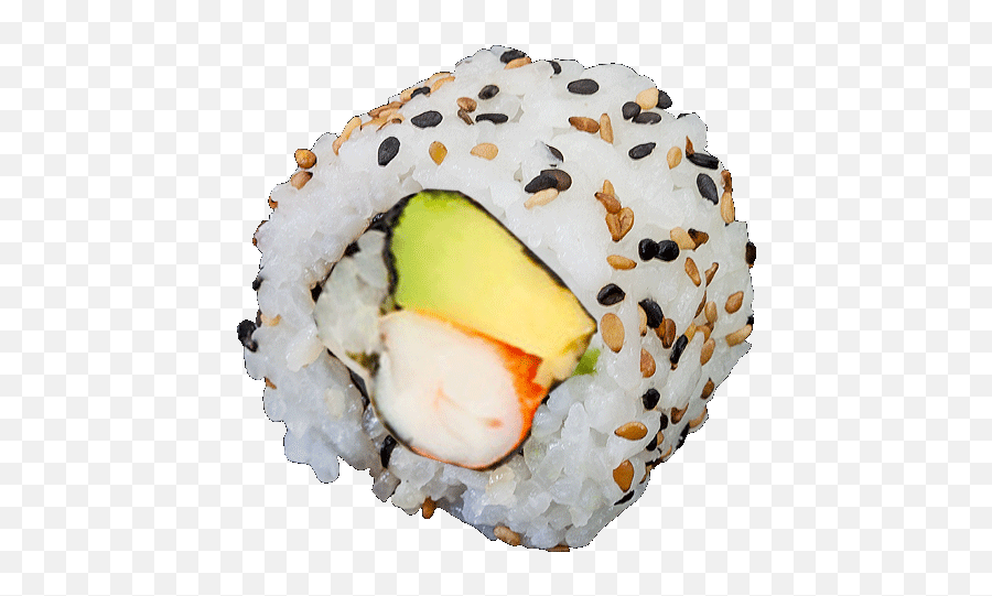 California Roll Sushi Sashimi Tempura - California Roll Png,Sushi Transparent