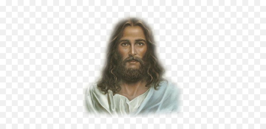Jesus Head Png 3 Image - Portrait Jesus Christ Oil Painting,Jesus Transparent Background