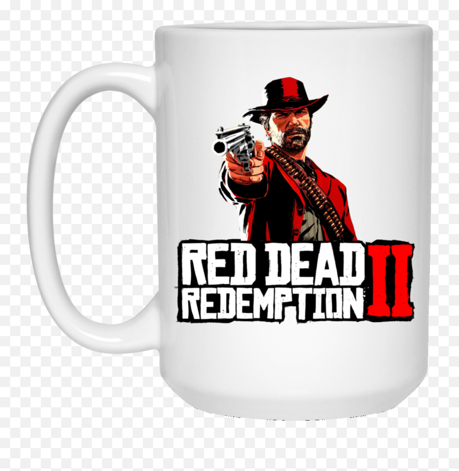 15 Oz White Red Dead Redemption Coffee Mug Cup - Red Dead Redemption 2 John Marston Muggame Mugsxbox Oneplaystation 3xbox 360gaming Cupgamer Red Dead Redemption Png,Red Dead Redemption 2 Png