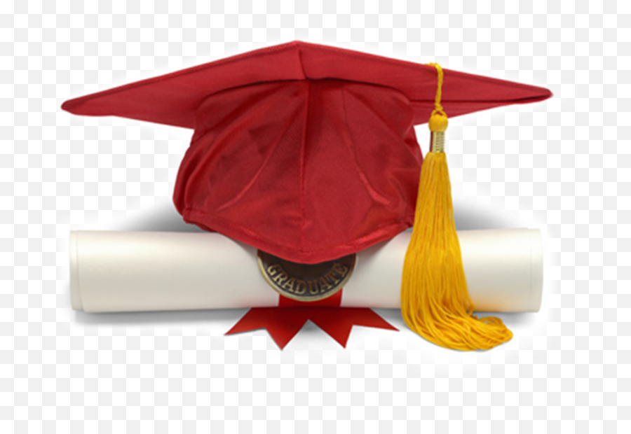 Red Graduation Hat Transparent U0026 Png Clipart Free Download - Ywd Red Graduation Cap Png,Grad Hat Png