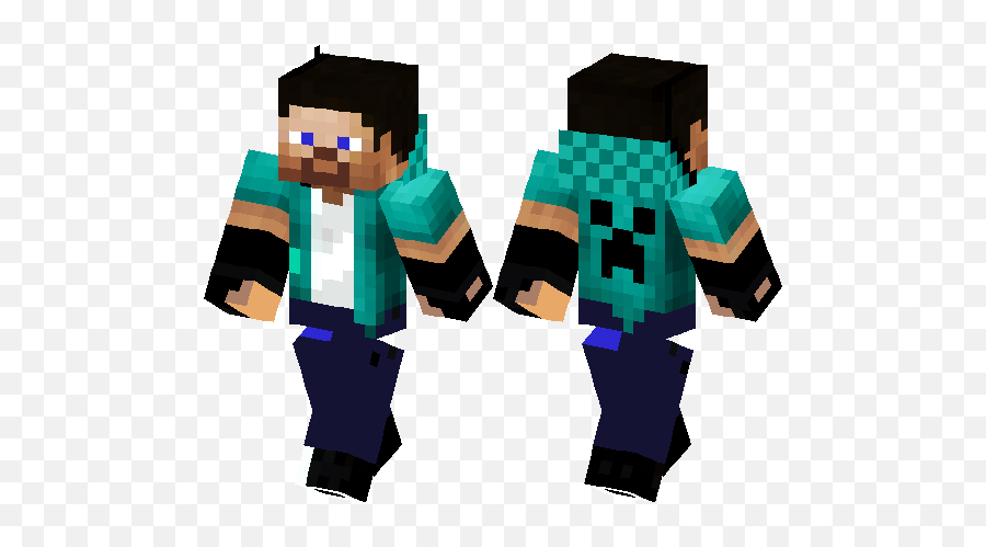 Cool Steve Minecraft Skin Hub Cool Minecraft Herobrine Skin Png Minecraft Steve Transparent Free Transparent Png Images Pngaaa Com - steve roblox skin