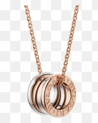 Bzero1 Necklace - White Gold Bvlgari B Zero1 Necklace Png,Gold Chain Transparent Background