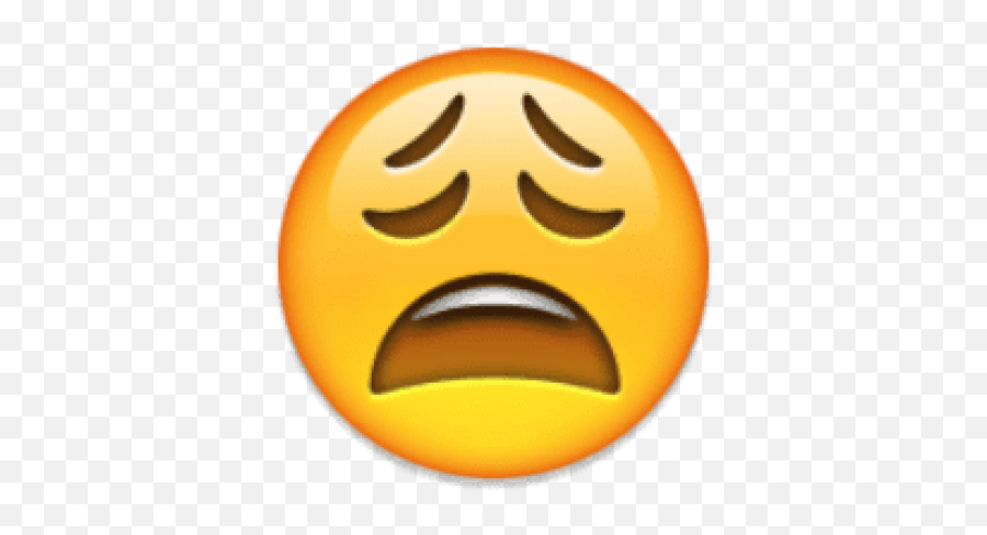 Download Free Png Ios Emoji Weary Face - Emoji Tired Face,Emoji Faces Png