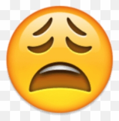 Download Free Png Ios Emoji Weary Face - Tired