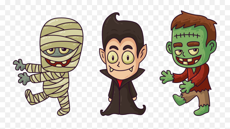 Download Hd Mummy Vampire Frankenstein - Kid Friendly Vampire Pictures For Kids Png,Frankenstein Png