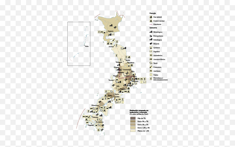 Japan Economic Map - Economic Map Of Japan Png,Japan Map Png