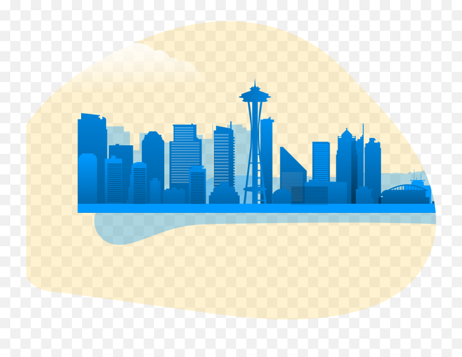 Siimpl - Seattle Skyline Silhouette Png,Seattle Skyline Png