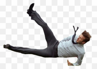 David Beckham Caindo Rola Montagem J193 - Man Falling Png