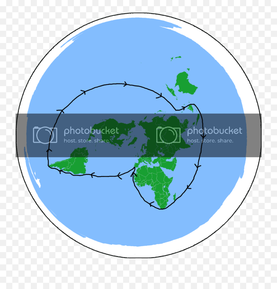 Ship Circumnavigate - Circumnavigation Path Flat Earth Png,Flat Earth Png