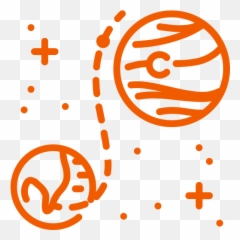 Astronomy Earth Mars Planet Space Icon - Hand Sanitizer Vector Free png