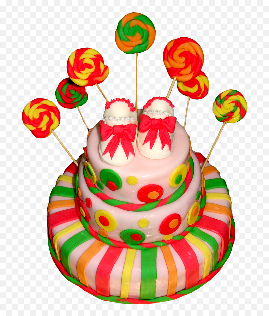 Download Lolipop - Birthday Cake Full Size Png Image Pngkit Birthday Cake,Lolipop Png
