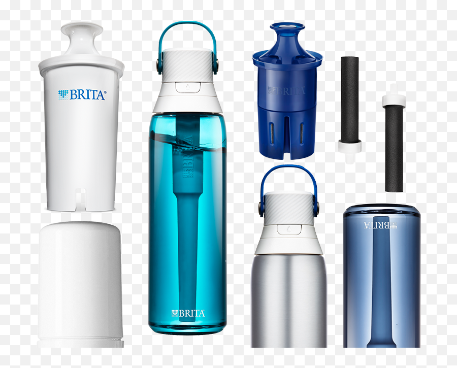 Recycling Water Bottles U0026 Filter Cartridges Brita - Plastic Bottle Png,Water Jug Png