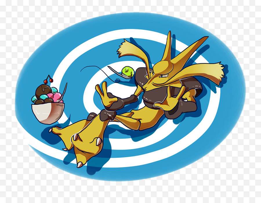 Scooping Alakazam By Pampd - Fur Affinity Dot Net Illustration Png,Alakazam Png