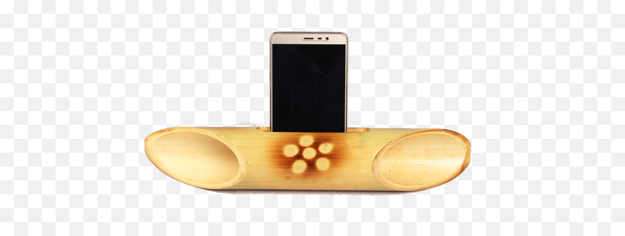 Bamboo Speaker Cum Holder - Bamboo Mobile Phone Stand Cum Plywood Png,Cum Png