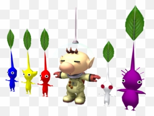 Wii - Olimar And Pikmin Png,Pikmin Png