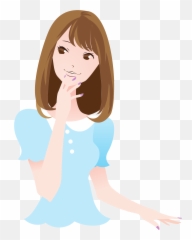 Woman Computer Icons Girl Drawing - Beautiful Girl Clipart Png,Girl Cartoon Png