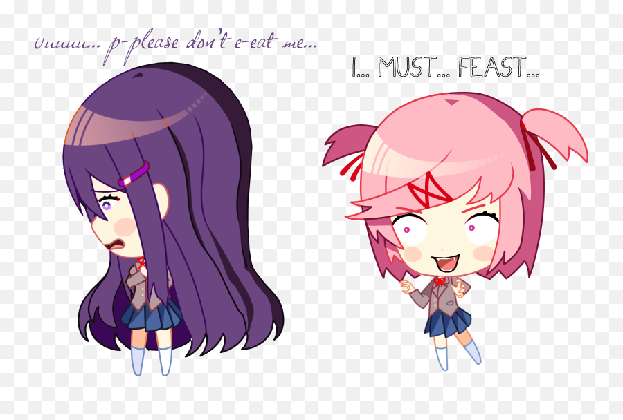 Doki Png - Doki Doki Literature Club Chibi Natsuki,Natsuki Png