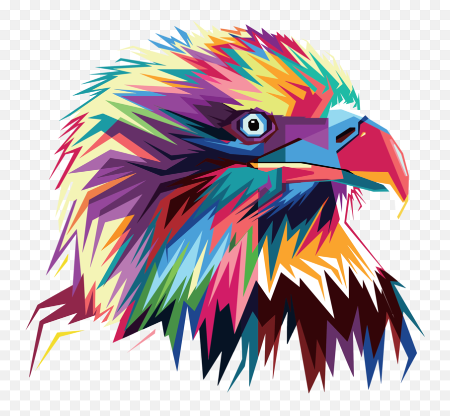 Eagleclose Upart Png Clipart - Royalty Free Svg Png Png Animales Pop Art,Pop Art Png