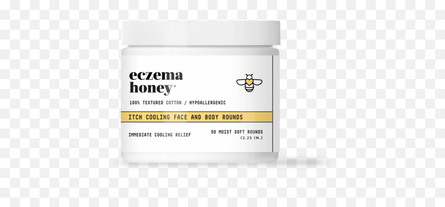 Eczema Honey Itch Cooling Face And Body Rounds U2013 Co - Eczema Honey Png,Honey Transparent Background
