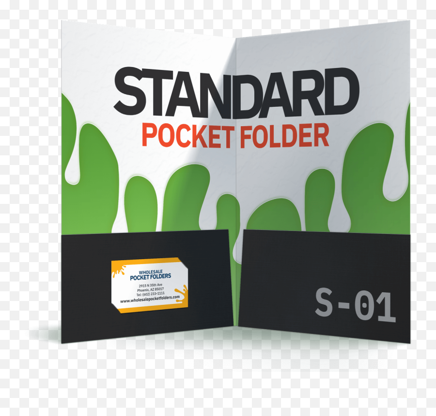 Custom Presentation Folders - Wholesale Pocket Folders Horizontal Png,Pocket Png