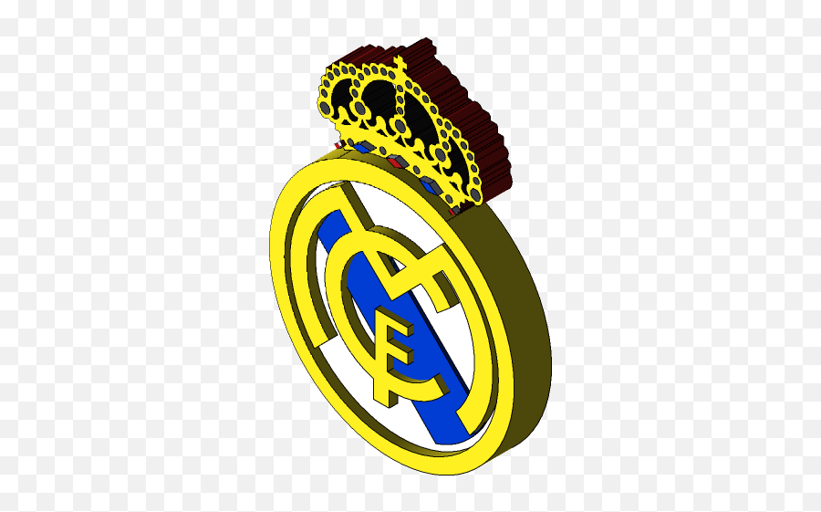 Realmadrid Logo 3d Cad Model Library Grabcad - Language Png,Real Madrid Logo Png