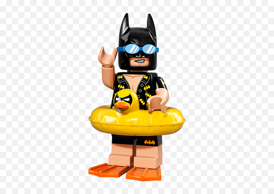 New Lego Batman Movie Minifigures 71017 Vacation - Vacation Batman Minifigure Png,Lego Batman Png