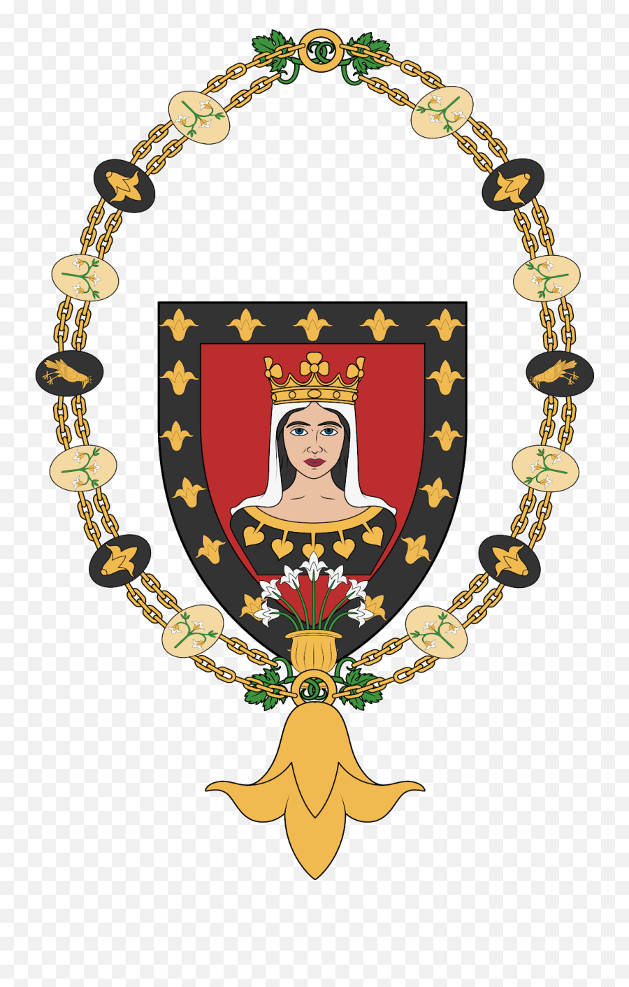 Order Of Queen Maya And The Lily - Crown Of Haense The Decorative Png,Queen Crown Logo