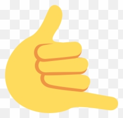 Call Me Hand Emoji - What Sign Language png
