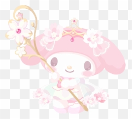 Mymelody Queen Sakura Petal Flower Sticker By - Xl png