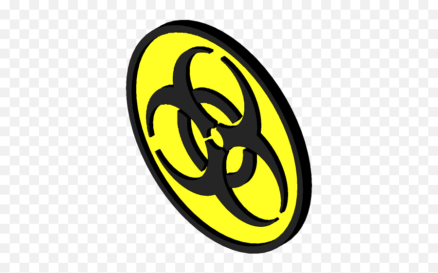 Radioactivehazard Trefoil Symbol 3d Cad Model Library - Language Png,Hazard Logo