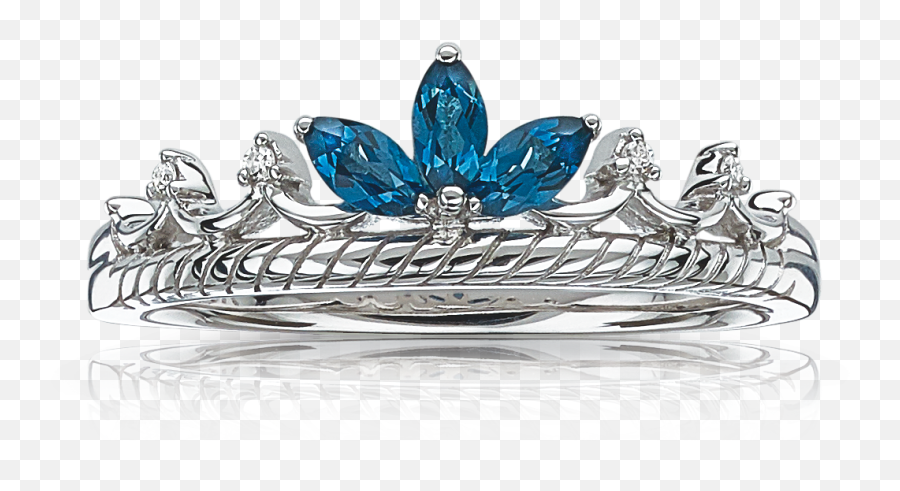 London Blue Topaz Diamond Princess - Solid Png,Transparent Princess Crown