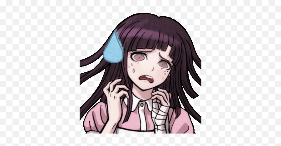 Danganronpa Sticker Gif - Danganronpa Sticker Scared Discover U0026 Share Gifs Mikan Danganronpa Gifs Png,Danganronpa Icon