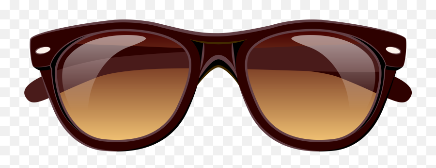 Sunglasses Clipart - Brown Sunglasses Png,Cartoon Sunglasses Png