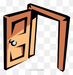 Doorway Royalty Free Vector Clip Art Illustration - hous0577 Don T Leave The Open png