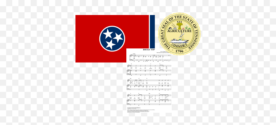 Southern Music States Tennessee - Tennessee Three Star Png,Weezer Buddy Icon