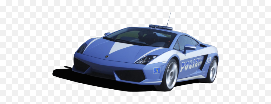 Blue Police Car Png Transparent Carpng Images - Lamborghini Gallardo Lp560 4 Polizia,Blue Car Png