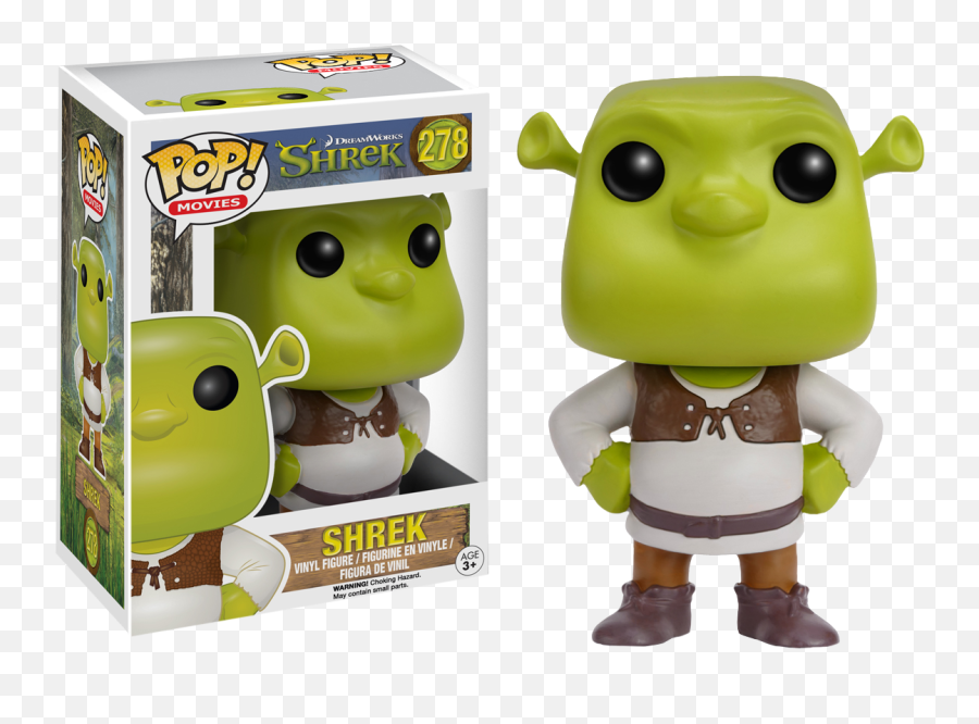 Dreamworks Shrek Pop Vinyl Figure Funko - Shrek Pop Figure Png,Shrek Head Png