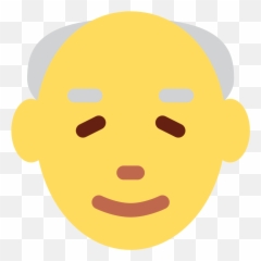 Old Man Emoji - What Lg png
